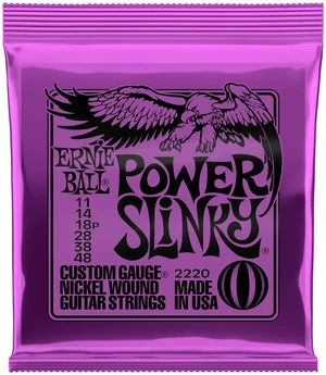 Struny do gitary elektrycznej Ernie Ball 2220 Power Slinky 11-48