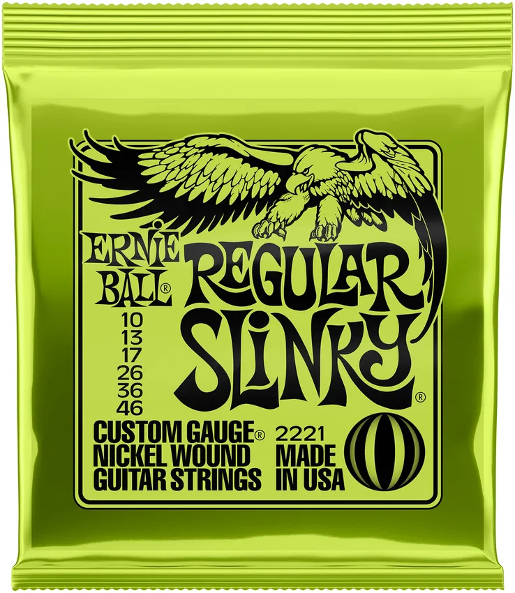 Struny do gitary elektrycznej Ernie Ball 2221 Regular Slinky 10-46 - miniatura