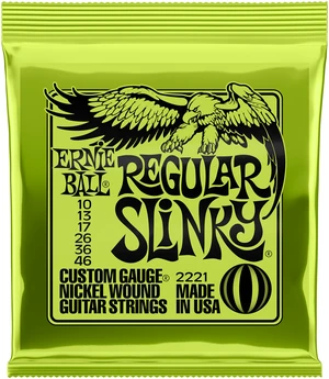 Struny do gitary elektrycznej Ernie Ball 2221 Regular Slinky 10-46