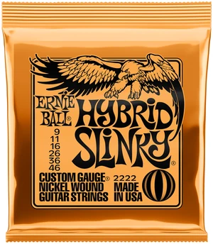 Struny do gitary elektrycznej Ernie Ball 2222 Hybrid Slinky 9-46