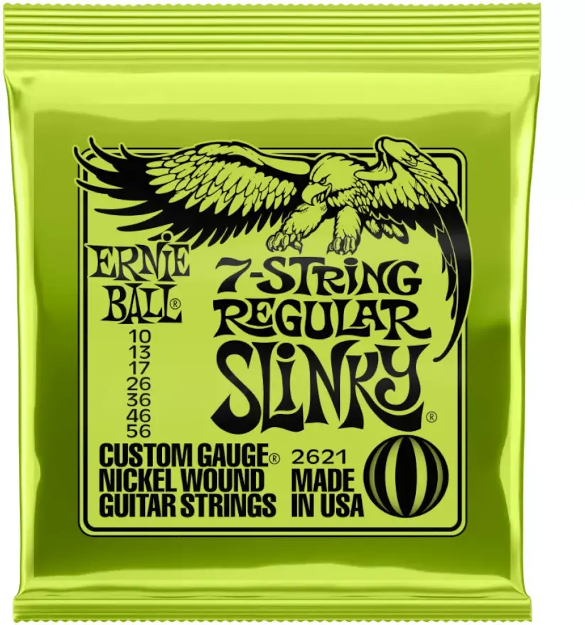 Struny do gitary elektrycznej Ernie Ball 2621 SLINKY 10-56 - miniatura