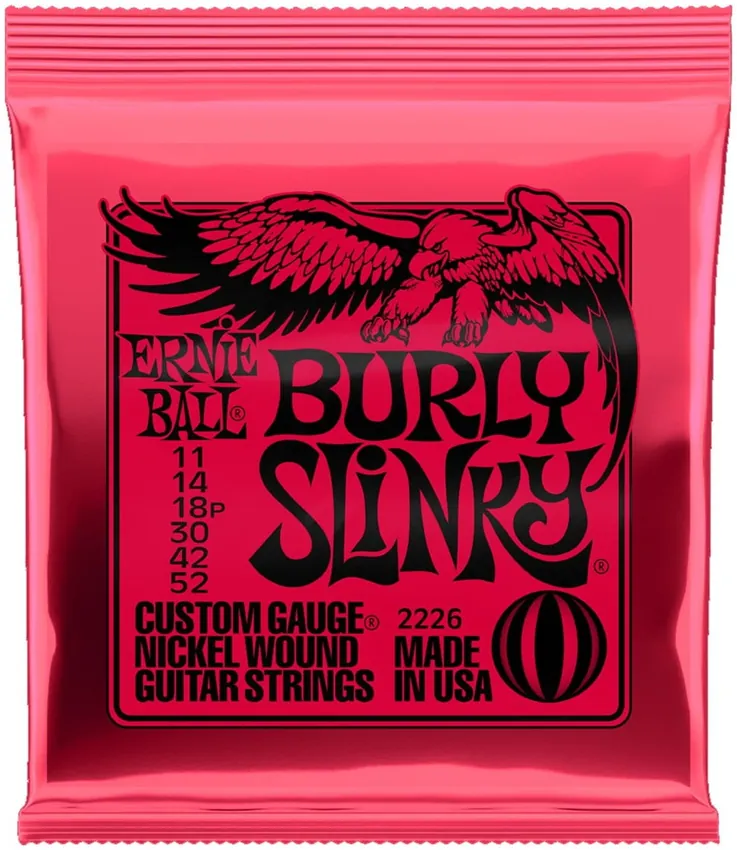 Struny do gitary elektrycznej Ernie Ball 2226 Burly Slinky 11-52 - miniatura