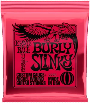 Struny do gitary elektrycznej Ernie Ball 2226 Burly Slinky 11-52