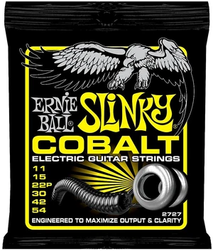 Struny do gitary elektrycznej Ernie Ball Slinky Cobalt 2727 (11-54)