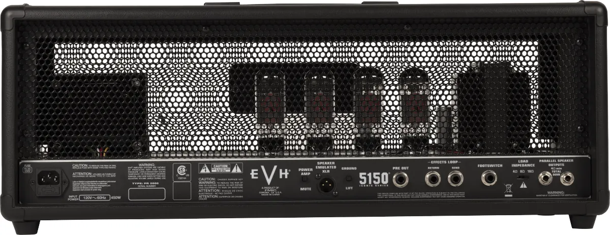 Wzmacniacz do gitary elektrycznej EVH 5150 Iconic 80W Head BLK - miniatura