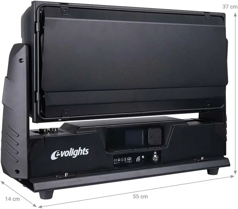 Reflektor LED EVOLIGHTS 60x10W RGBW LED WALL WASHER - miniatura
