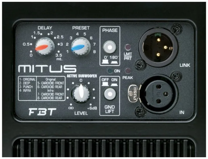 Kolumna basowa FBT Mitus 118 SA - miniatura