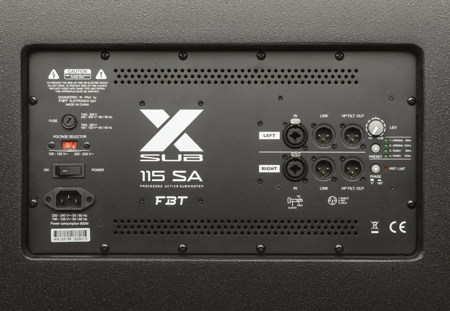 Subwoofer aktywny FBT X-Sub 115SA - miniatura