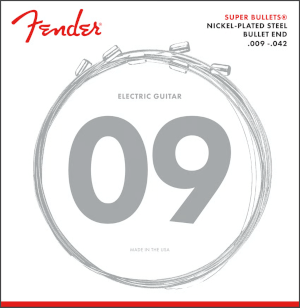 Struny do gitary elektrycznej Fender 3250L Super Bullets Nickel Plated Guitar Strings 9-42