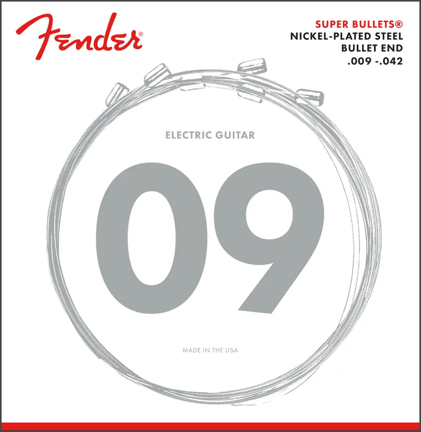 Struny do gitary elektrycznej Fender 3250R Super Bullets Nickel Plated Guitar Strings 10-46 - miniatura