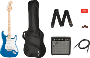 Zestaw gitarowy Fender Affinity Series Stratocaster HSS Pack LPB