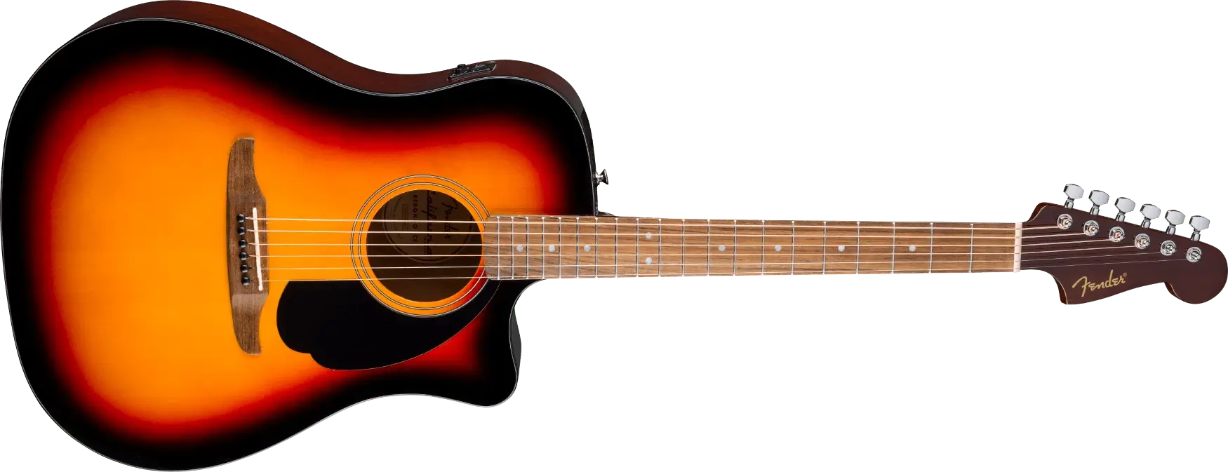 Gitara elektroakustyczna Fender California Standard Redondo CE 3-Color Sunburst - miniatura