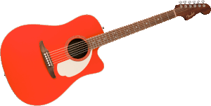 Gitara elektroakustyczna Fender California Standard Redondo CE Fiesta Red