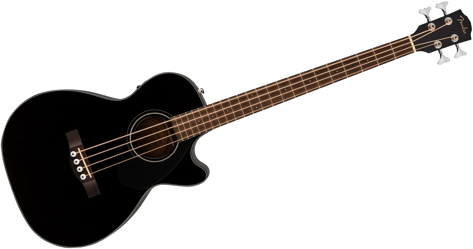 Gitara basowa elektroakustyczna Fender CB-60SCE A-Bass BLK