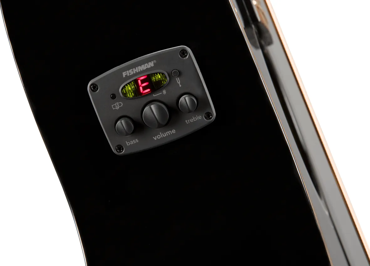 Gitara basowa elektroakustyczna Fender CB-60SCE A-Bass BLK - miniatura