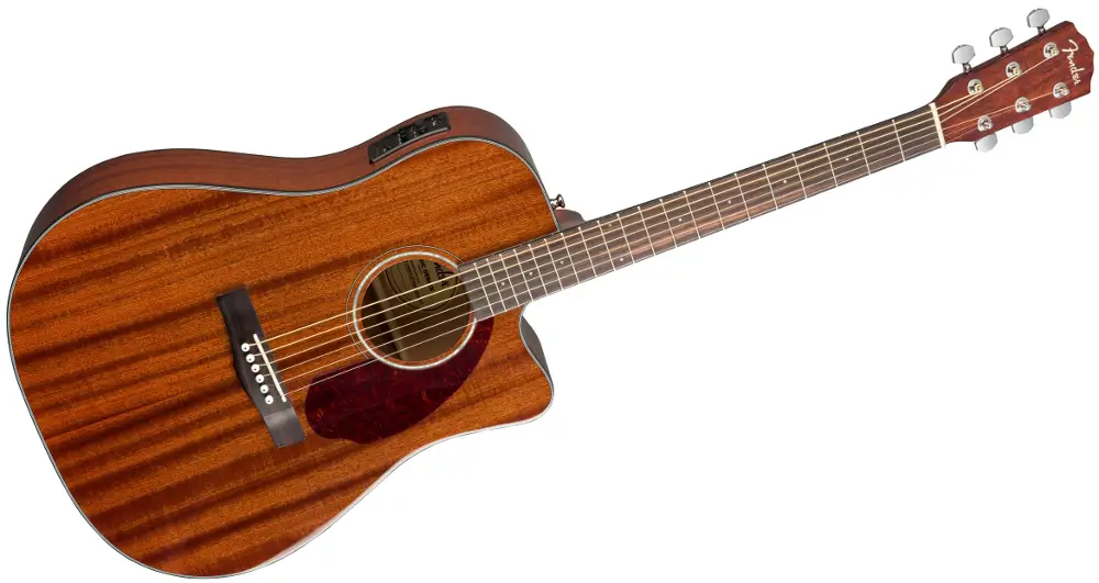 Zestaw gitarowy Fender CD-140SCE ALL MAH + Acoustasonic 15 + akcesoria - miniatura