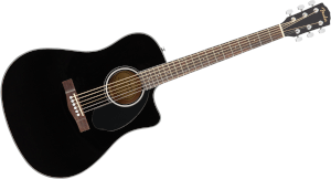 Gitara elektroakustyczna  Fender CD-60SCE BLK