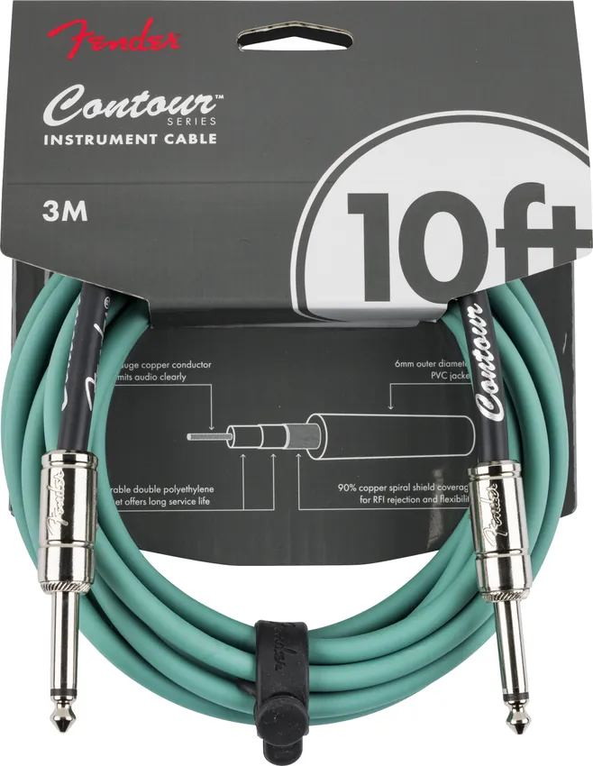 Kabel instrumentalny Fender Contour Series Instrument Cable SHG Jack - Jack 3m /do gitary - miniatura