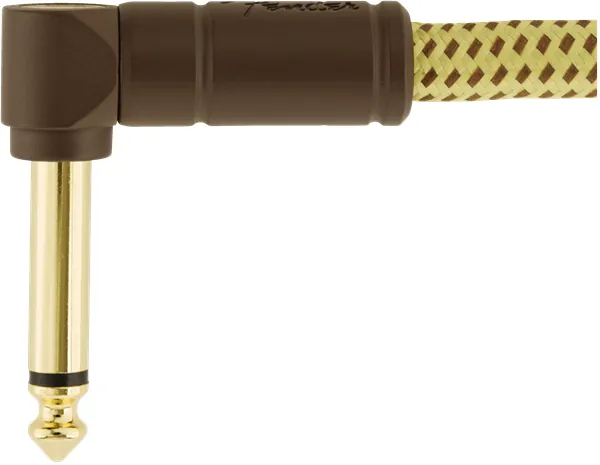Kabel instrumentalny Fender Deluxe Series Tweed Instrument Cable Jack - Jack kątowy 5,5m /do gitary - miniatura