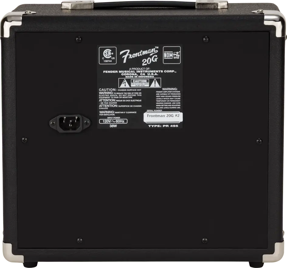 Wzmacniacz do gitary elektrycznej Fender Frontman 20G - miniatura