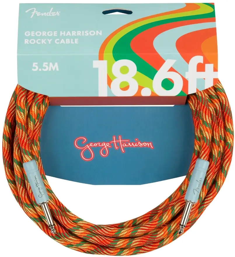 Kabel instrumentalny Fender George Harrison Rocky instrument JACK-JACK 5.5m /do gitary - miniatura