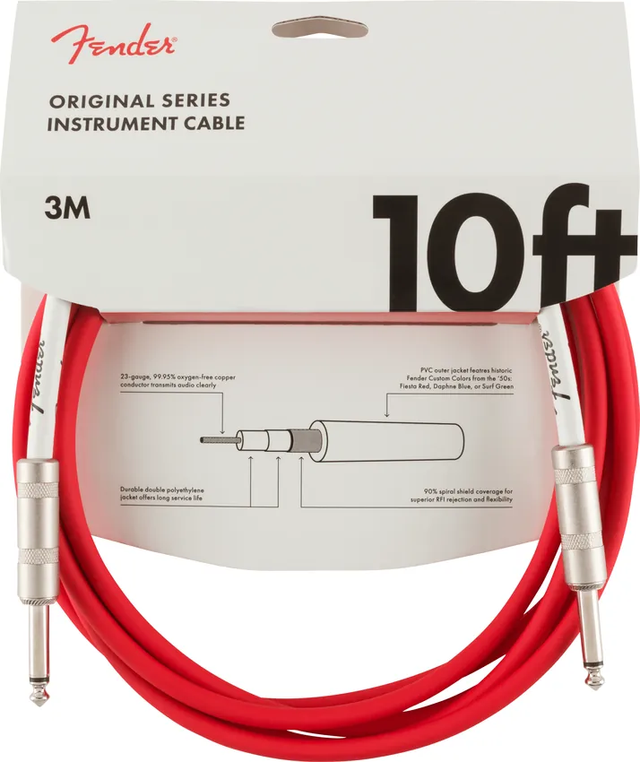Kabel instrumentalny Fender Original Series Instrument Cable JACK-JACK 3 m - miniatura