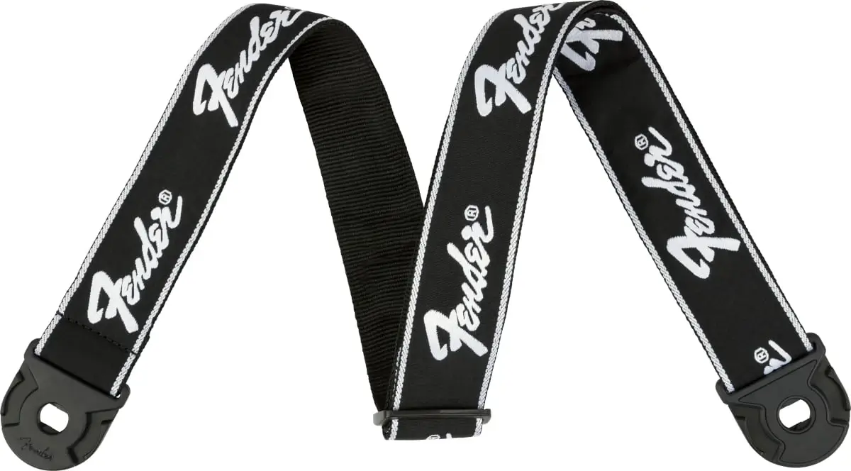 Pasek do gitary Fender Quick Grip Locking End Running Logo