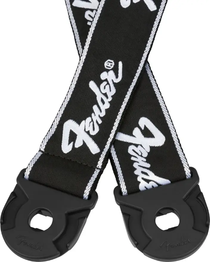 Pasek do gitary Fender Quick Grip Locking End Running Logo - miniatura