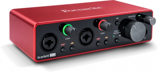 Interfejs audio Focusrite Scarlett 2i2 3 gen