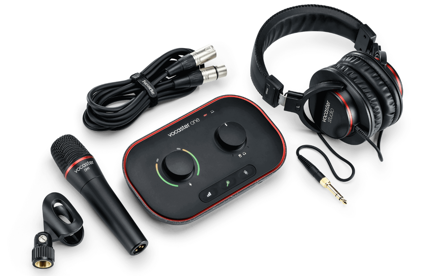 Interfejs/zestaw do podcastu Focusrite Vocaster One Studio