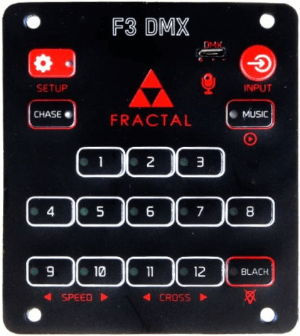 Sterownik DMX FRACTAL F3 DMX Player