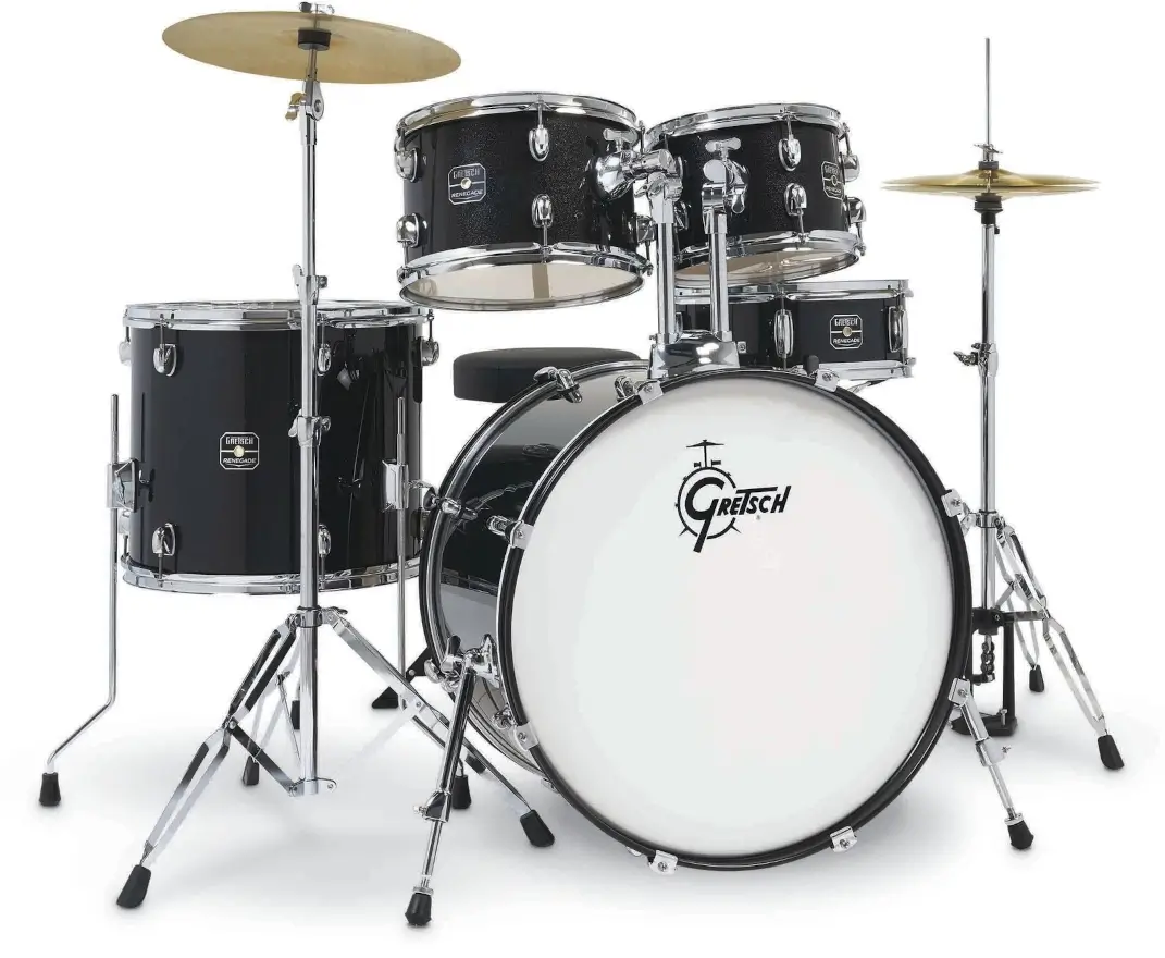 Zestaw perkusyjny Gretsch Drumset Renegade Black Mist 22