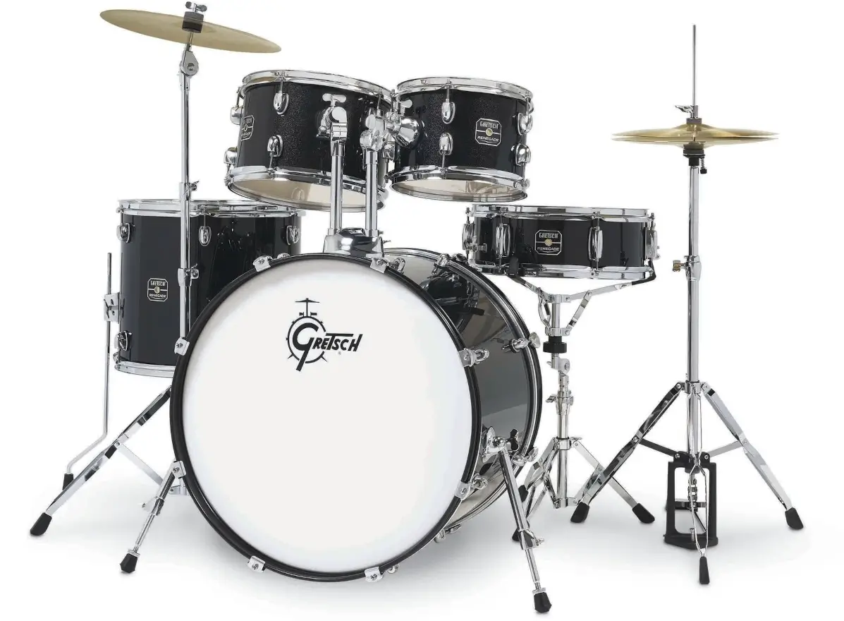 Zestaw perkusyjny Gretsch Drumset Renegade Black Mist 22