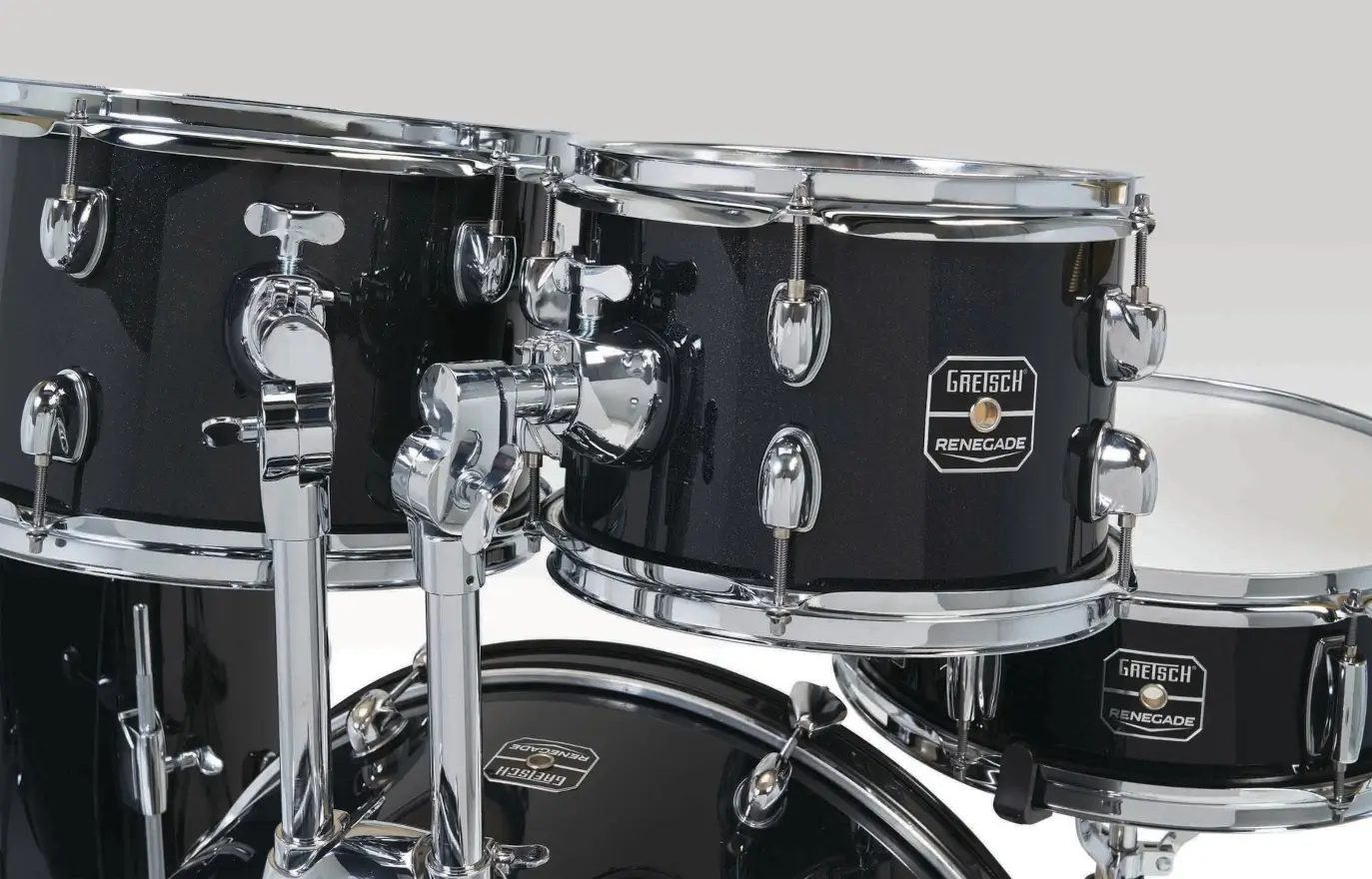 Zestaw perkusyjny Gretsch Drumset Renegade Black Mist 22