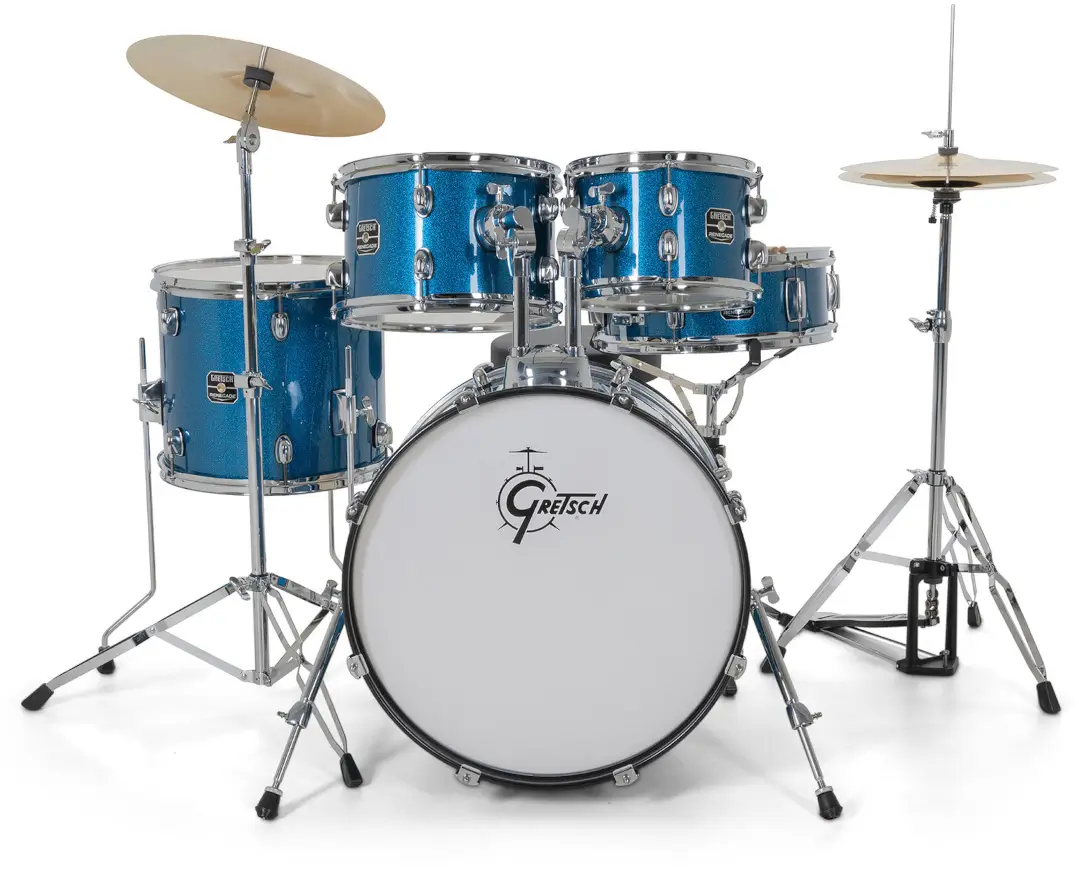 Zestaw perkusyjny Gretsch Drumset Renegade Blue Sparkle 20