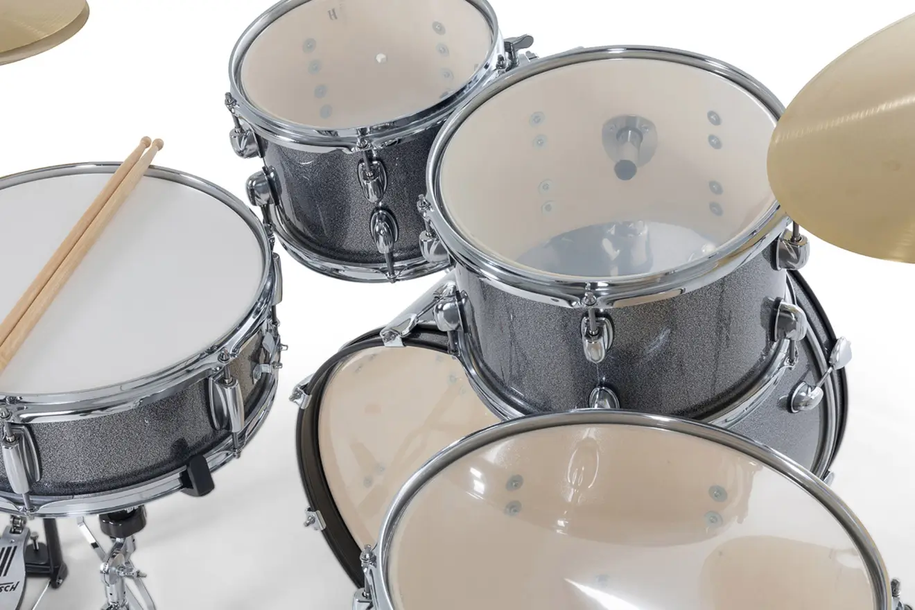 Zestaw perkusyjny Gretsch Drumset Renegade Grey Sparkle 20