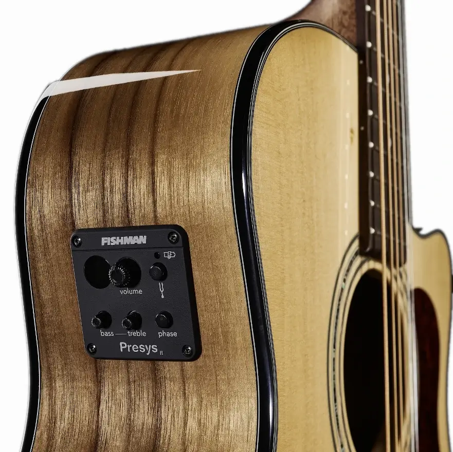 Gitara elektroakustyczna Harley Benton Baritone CLG-414BCE NT - miniatura
