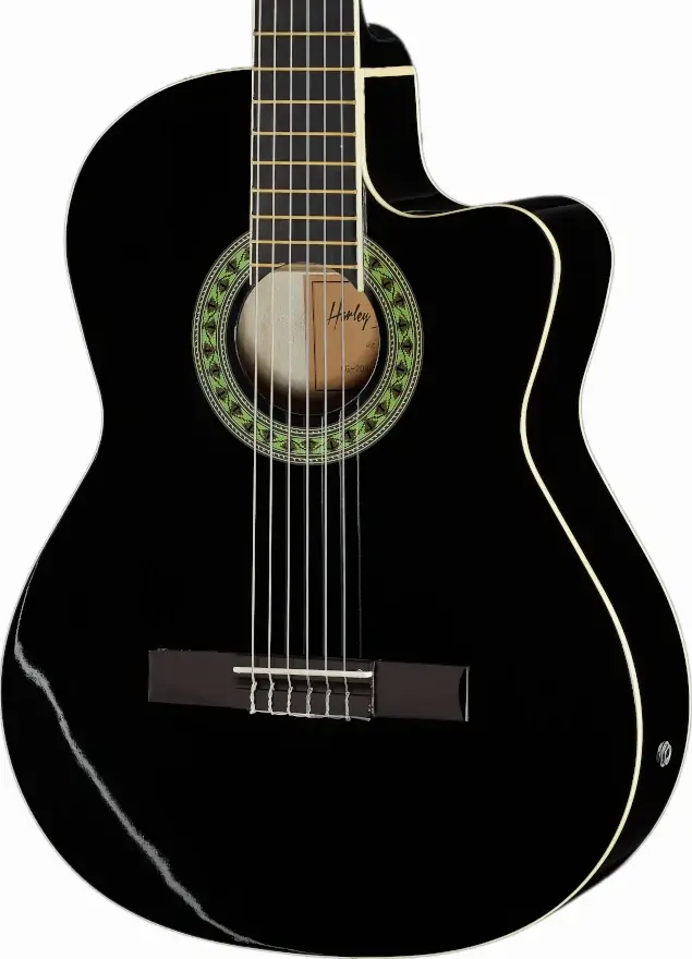Gitara elektroklasyczna Harley Benton CG200CE-BK - miniatura