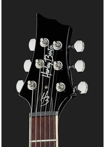 Gitara elektryczna Harley Benton CST-24T P90 Black Flame - miniatura