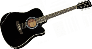 Gitara elektroakustyczna Harley Benton D-120CE BK
