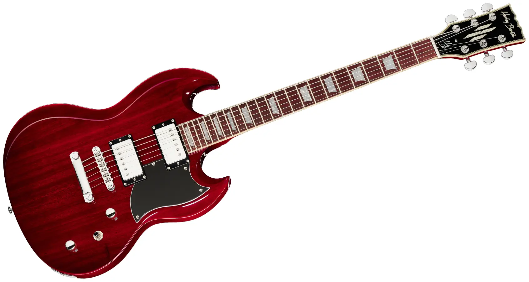Gitara elektryczna Harley Benton DC-Custom II Cherry