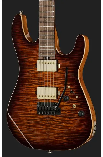 Gitara elektryczna Harley Benton Fusion-IV HH RW FBB - miniatura