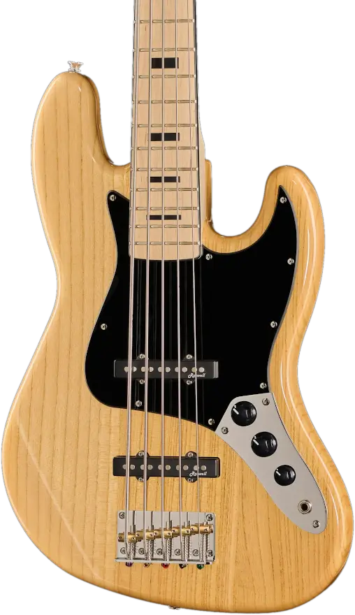 Gitara basowa Harley Benton JB-75-5MN NA Vintage Series - miniatura
