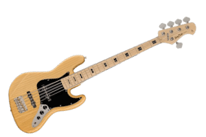 Gitara basowa Harley Benton JB-75-5MN NA Vintage Series