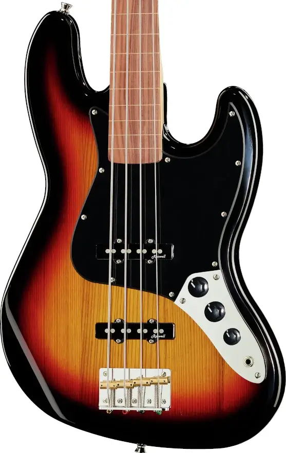 Gitara basowa Harley Benton JB-75FL SB Vintage Series /fretless - miniatura