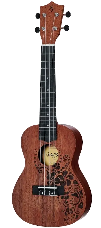 Ukulele koncertowe Harley Benton Kahuna-C Flower - miniatura