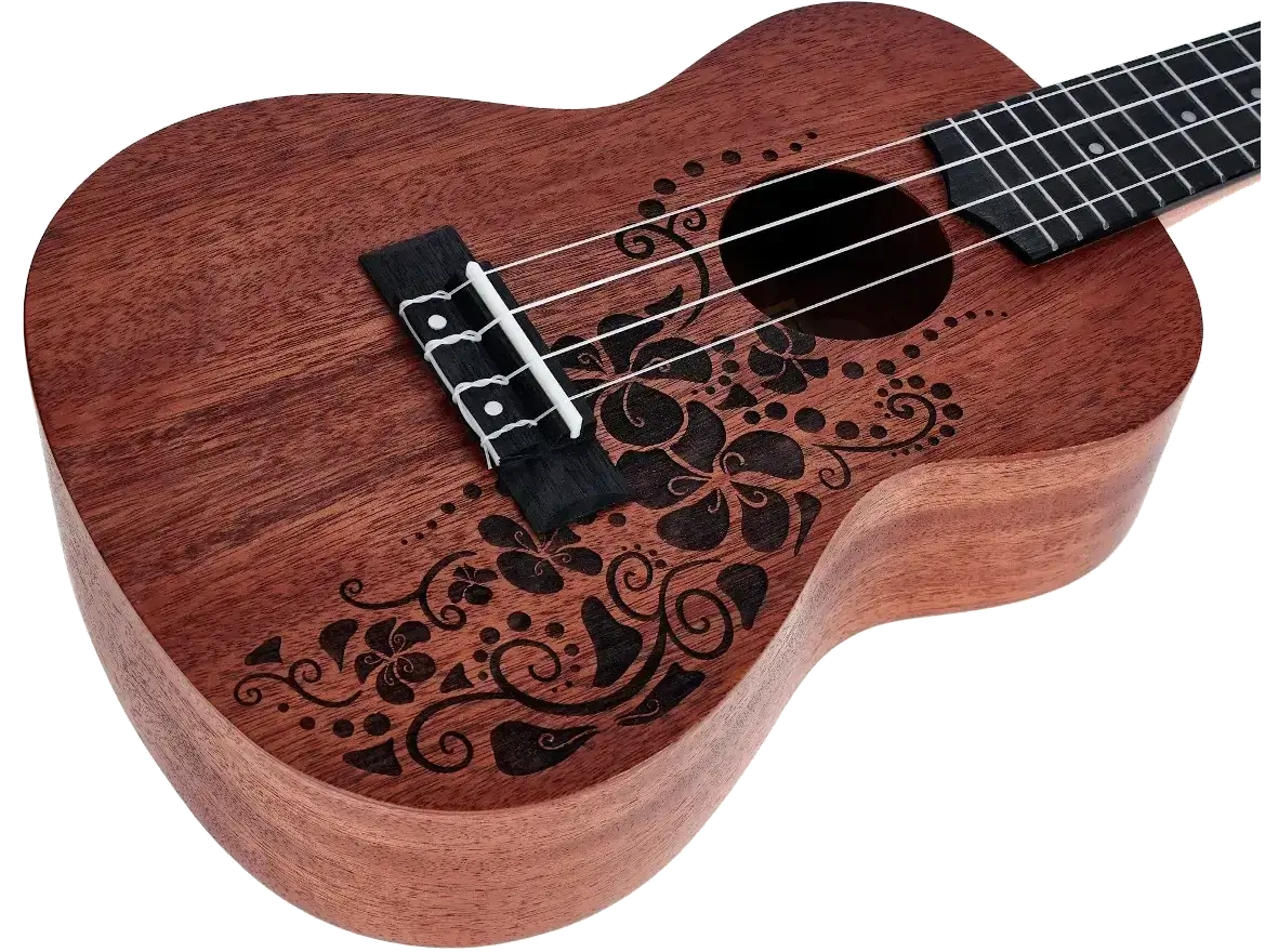 Ukulele koncertowe Harley Benton Kahuna-C Flower - miniatura