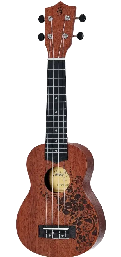 Ukulele koncertowe Harley Benton Kahuna-S Flower - miniatura
