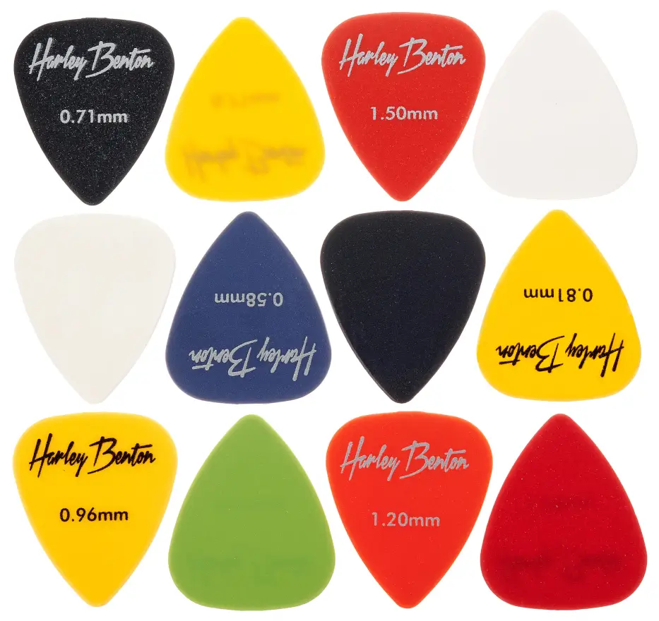 Zestaw kostek Harley Benton Nylon Player Pick Set Mixed (12szt)