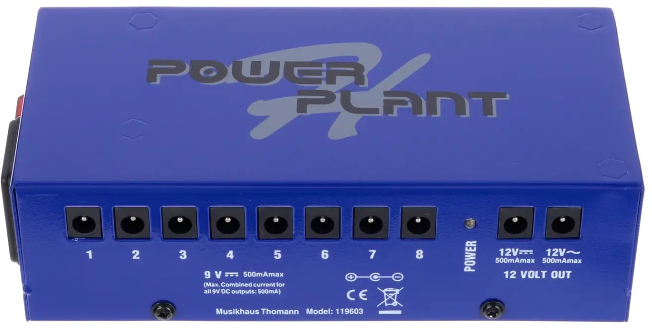 Zasilacz do efektów gitarowych Harley Benton PowerPlant